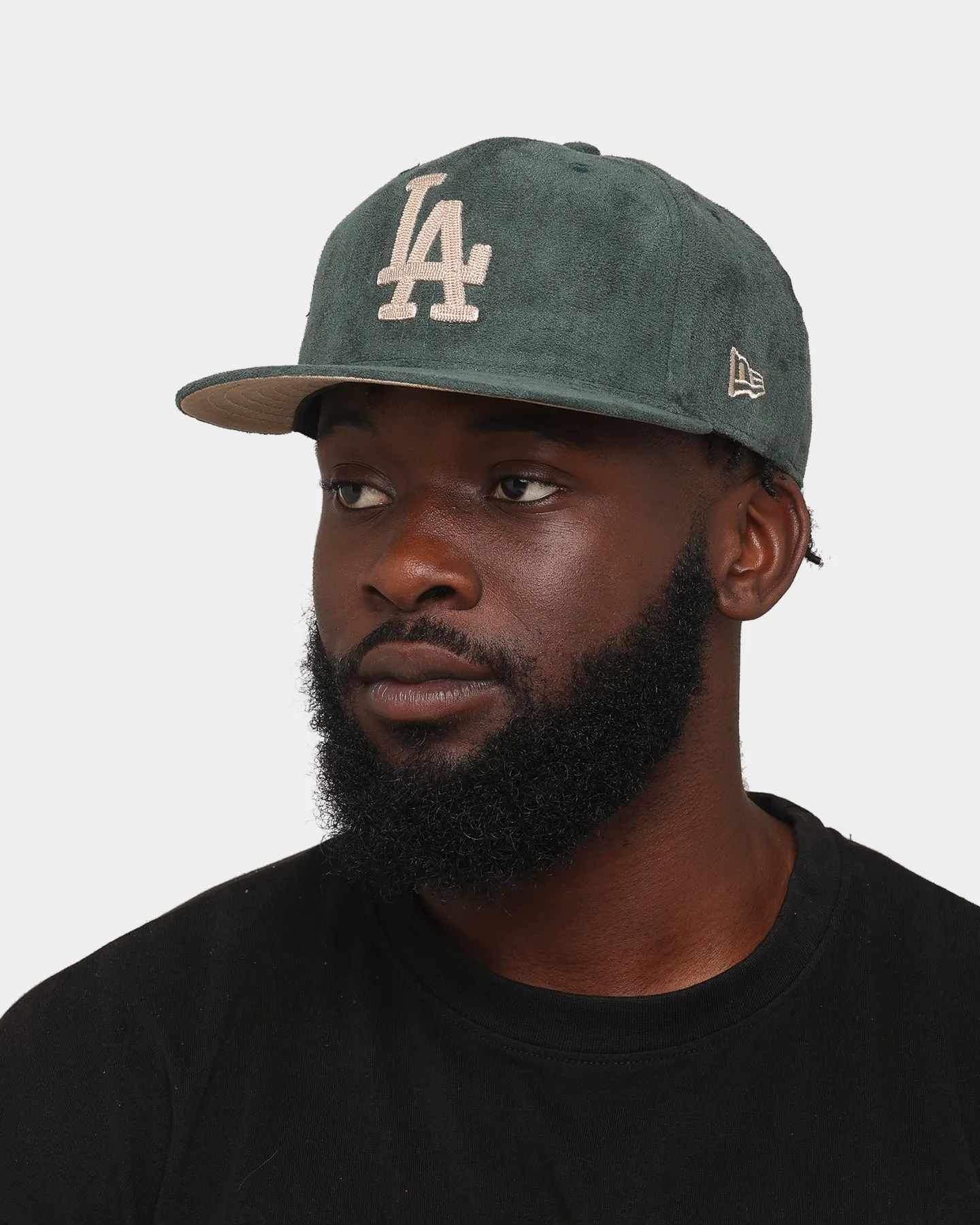 New Era Los Angeles Dodgers 'Forest Suede & Camel' 59FIFTY Fitted Dark Green