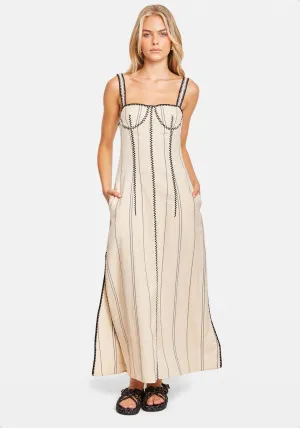 ODYSSEUS DRESS KOLONAKI STRIPE