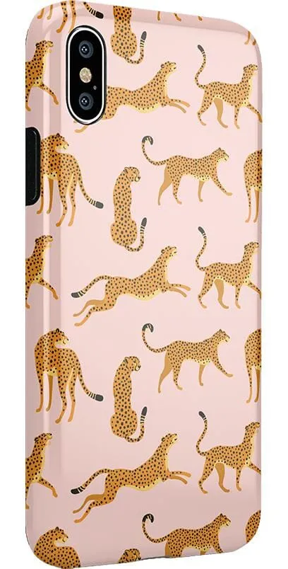 On the Prowl | Pink Leopard Print Case