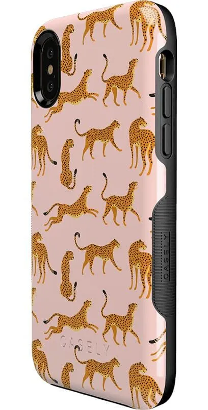 On the Prowl | Pink Leopard Print Case