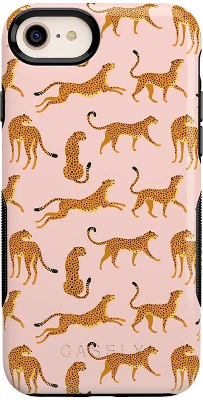 On the Prowl | Pink Leopard Print Case
