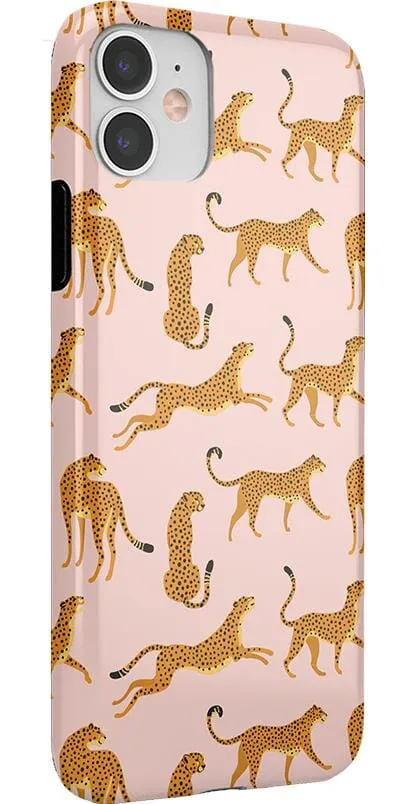 On the Prowl | Pink Leopard Print Case
