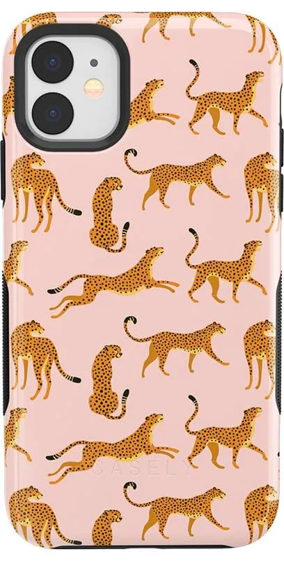 On the Prowl | Pink Leopard Print Case