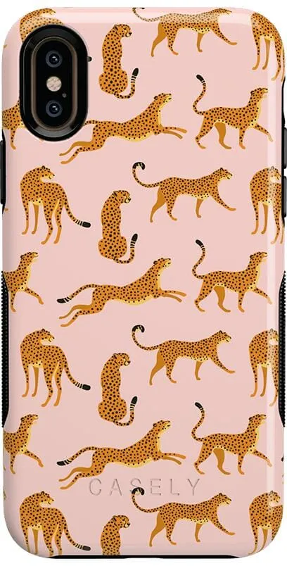 On the Prowl | Pink Leopard Print Case