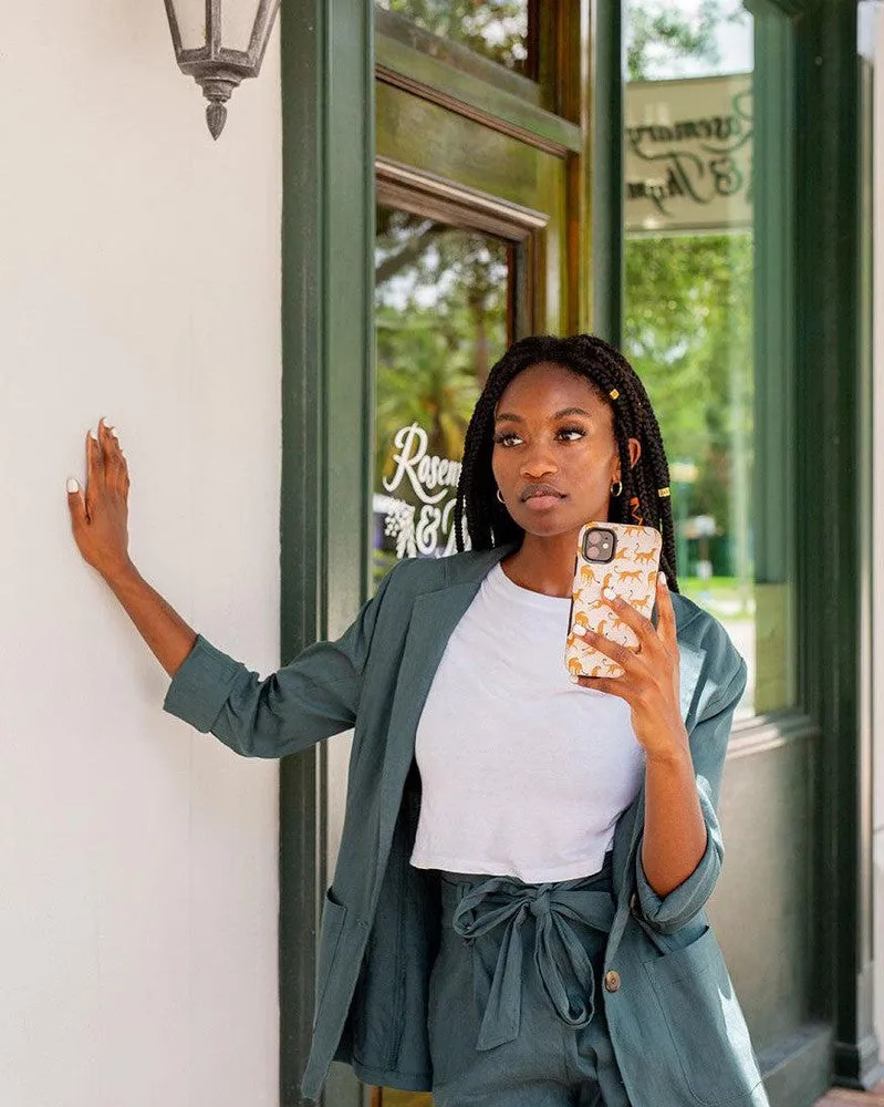 On the Prowl | Pink Leopard Print Case