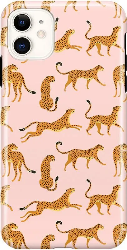 On the Prowl | Pink Leopard Print Case