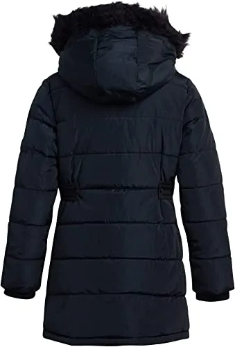 Quilted Anorak W/Oversized Zi Black