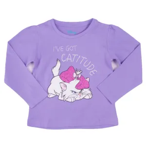 REDTAG Girl's Purple Casual T-Shirts