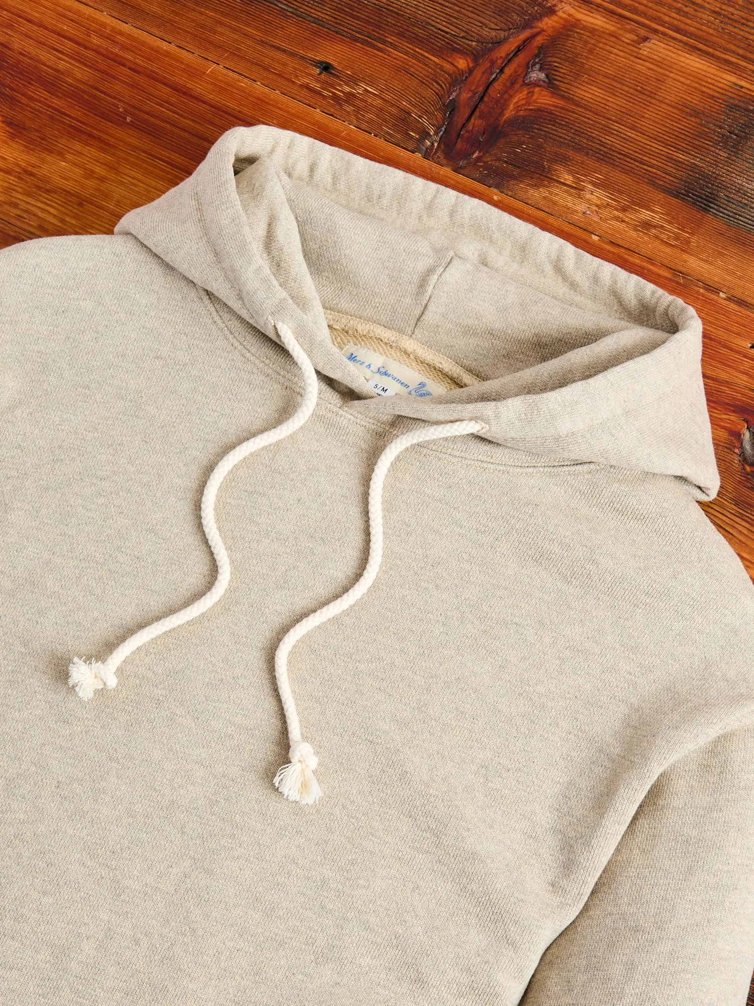 RFHD01 "Good Basics" Rugged Fleece 16oz Hoodie in Grey Melange Vintage