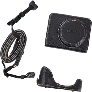 Rieibi Vintage Leather Camera Case for Canon PowerShot G7X, G7X Mark III DSLR Camera, Protective Case with Strap