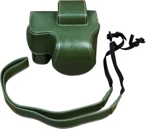 Rieibi Z30 Z50 Case - Vintage PU Leather Camera Case for Nikon Z30 Z50 DSLR Camera - Green