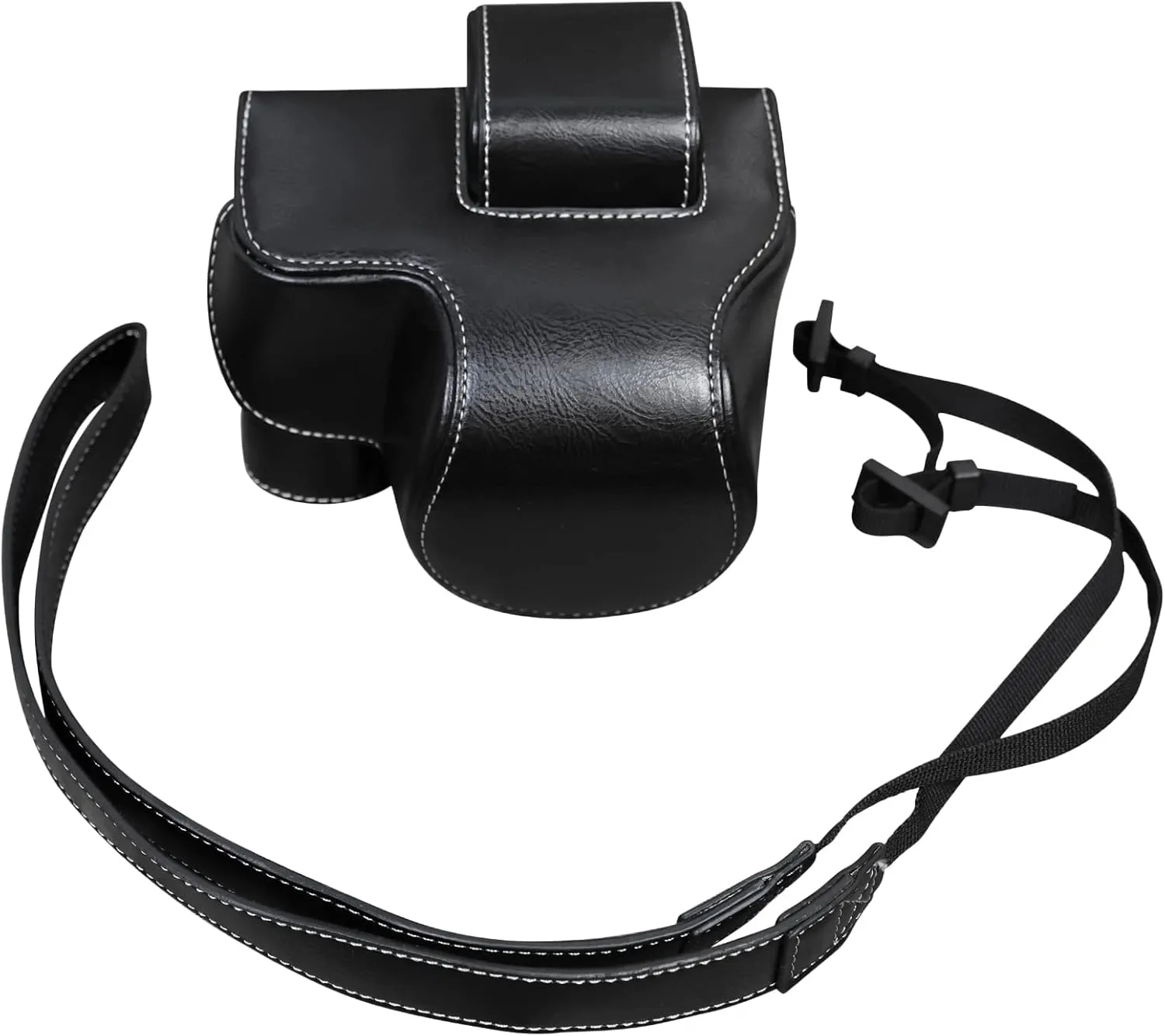 Rieibi Z30 Z50 Case - Vintage PU Leather Camera Case for Nikon Z30 Z50 DSLR Camera - Z30 Z50 Protective Case - Black