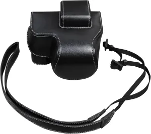 Rieibi Z30 Z50 Case - Vintage PU Leather Camera Case for Nikon Z30 Z50 DSLR Camera - Z30 Z50 Protective Case - Black