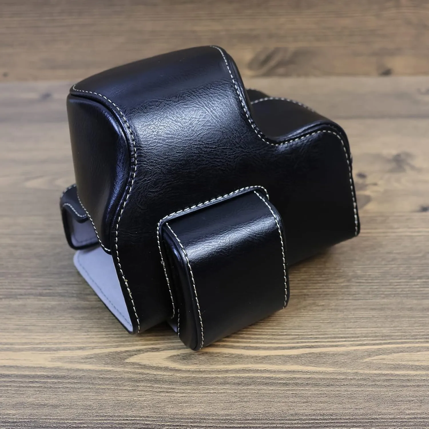 Rieibi Z30 Z50 Case - Vintage PU Leather Camera Case for Nikon Z30 Z50 DSLR Camera - Z30 Z50 Protective Case - Black