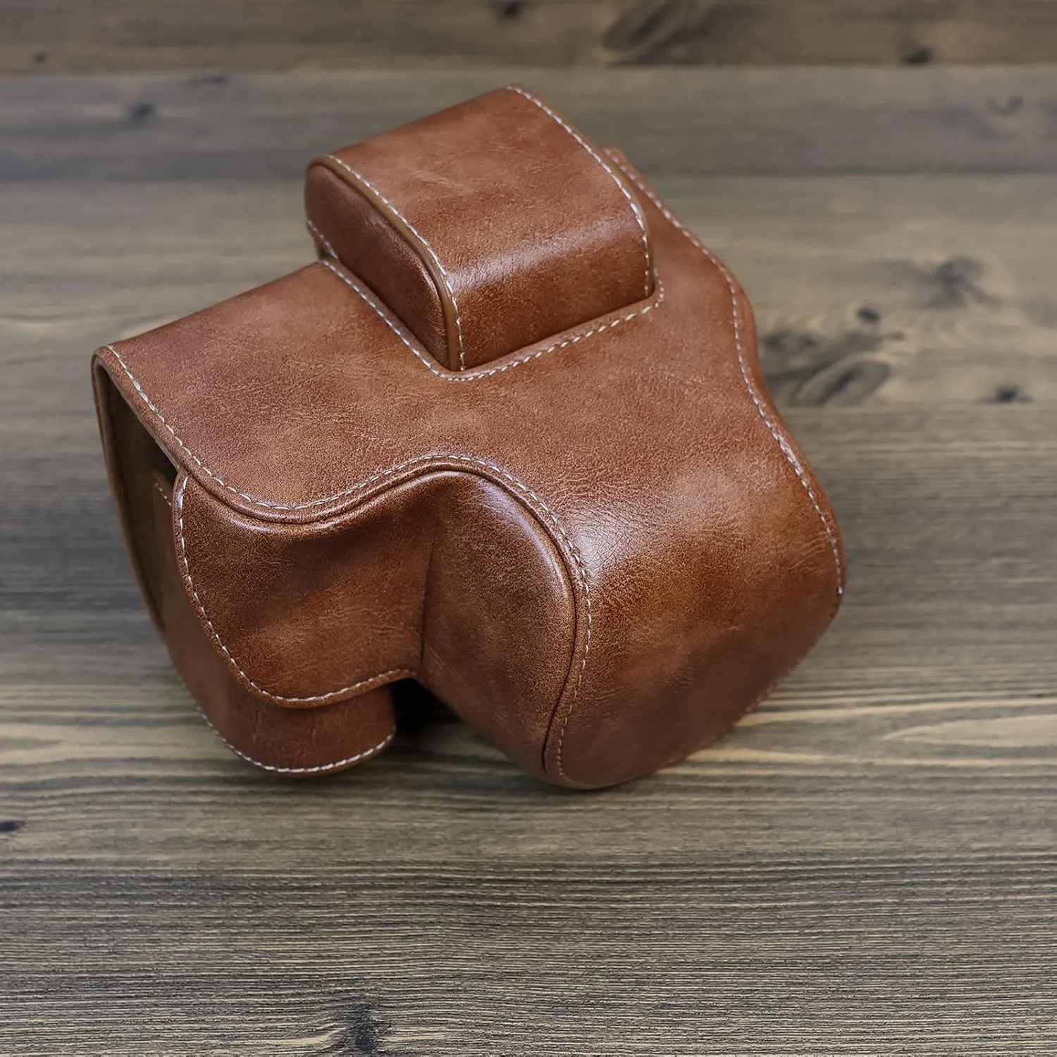 Rieibi Z30 Z50 Case - Vintage PU Leather Camera Case for Nikon Z30 Z50 DSLR Camera - Z30 Z50 Protective Case - Brown