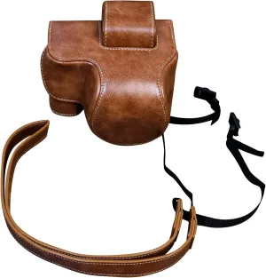 Rieibi Z30 Z50 Case - Vintage PU Leather Camera Case for Nikon Z30 Z50 DSLR Camera - Z30 Z50 Protective Case - Brown