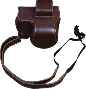 Rieibi Z30 Z50 Case - Vintage PU Leather Camera Case for Nikon Z30 Z50 DSLR Camera - Z30 Z50 Protective Case - Coffee