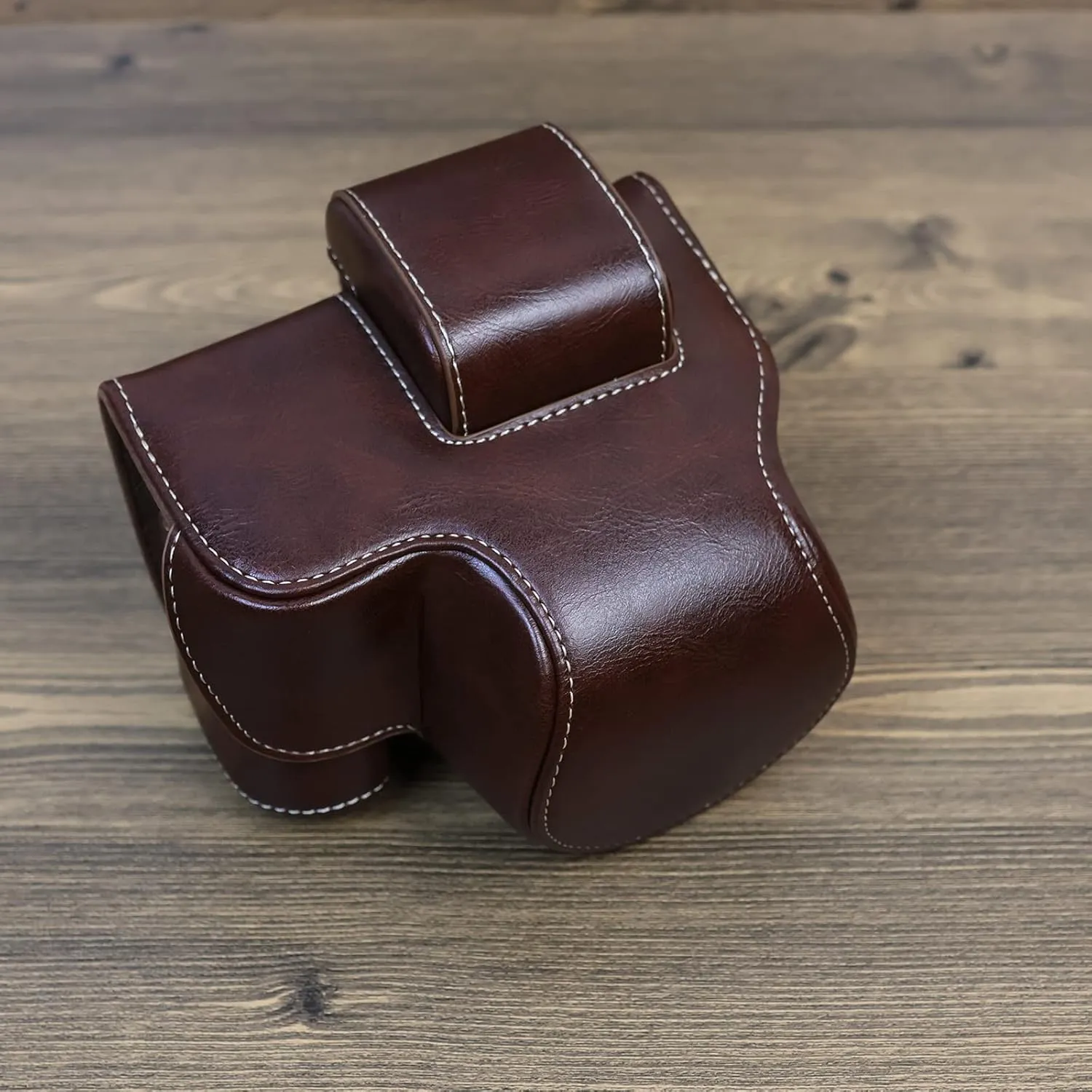 Rieibi Z30 Z50 Case - Vintage PU Leather Camera Case for Nikon Z30 Z50 DSLR Camera - Z30 Z50 Protective Case - Coffee