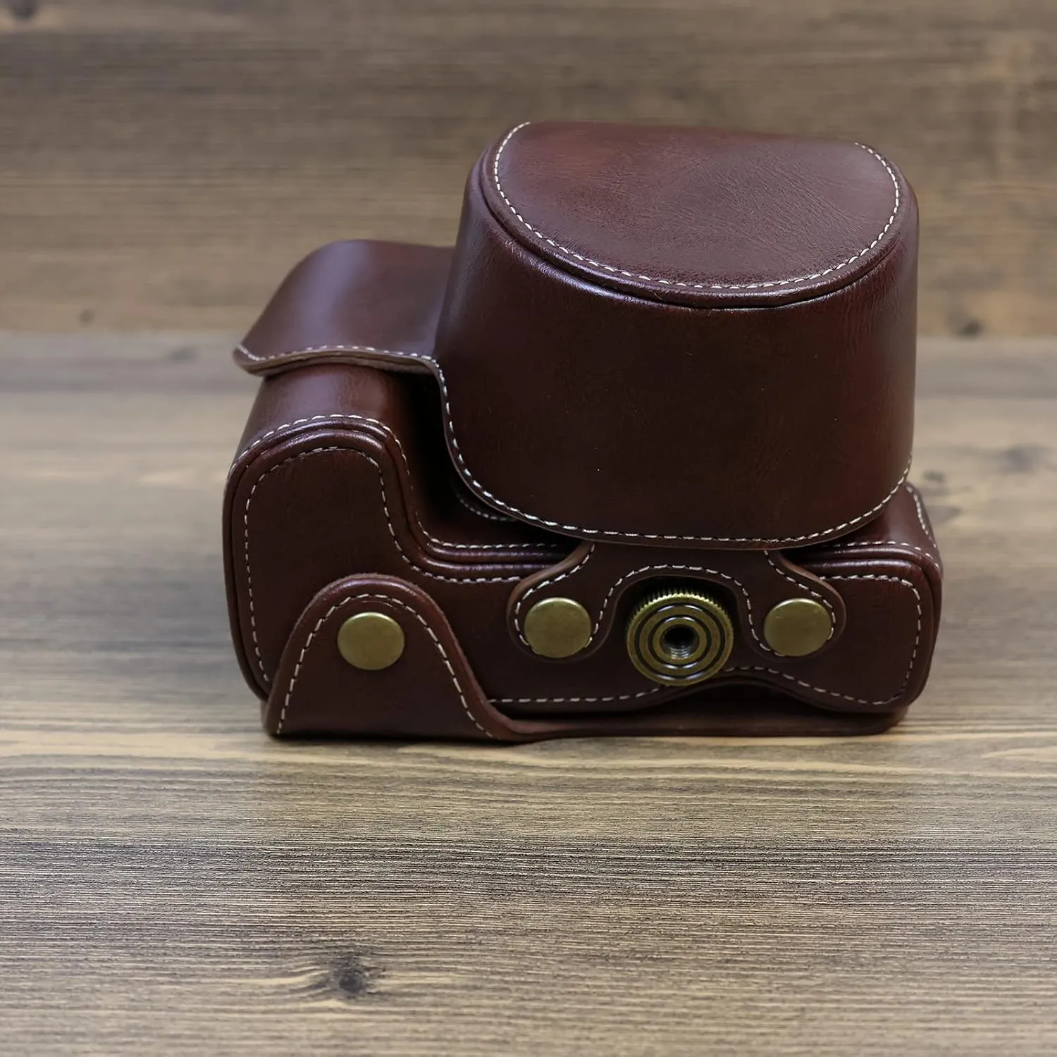 Rieibi Z30 Z50 Case - Vintage PU Leather Camera Case for Nikon Z30 Z50 DSLR Camera - Z30 Z50 Protective Case - Coffee