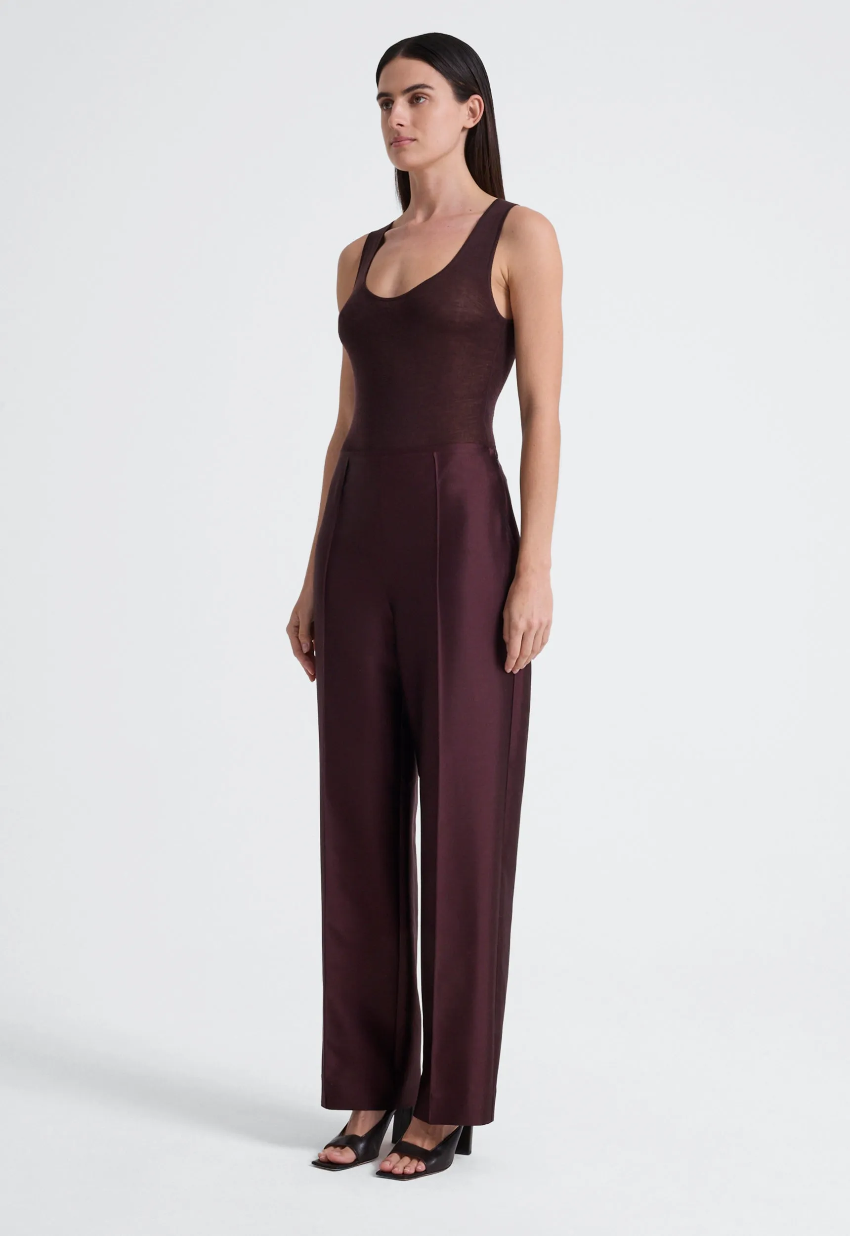Roller Silk Wool Pant - Drew