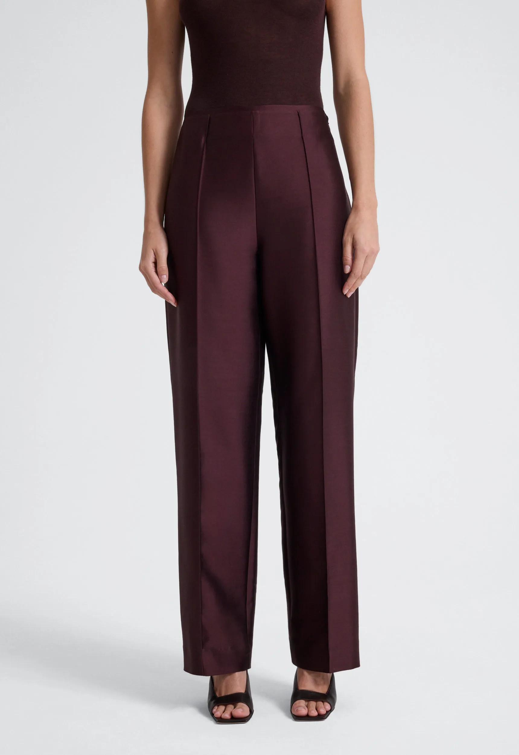 Roller Silk Wool Pant - Drew