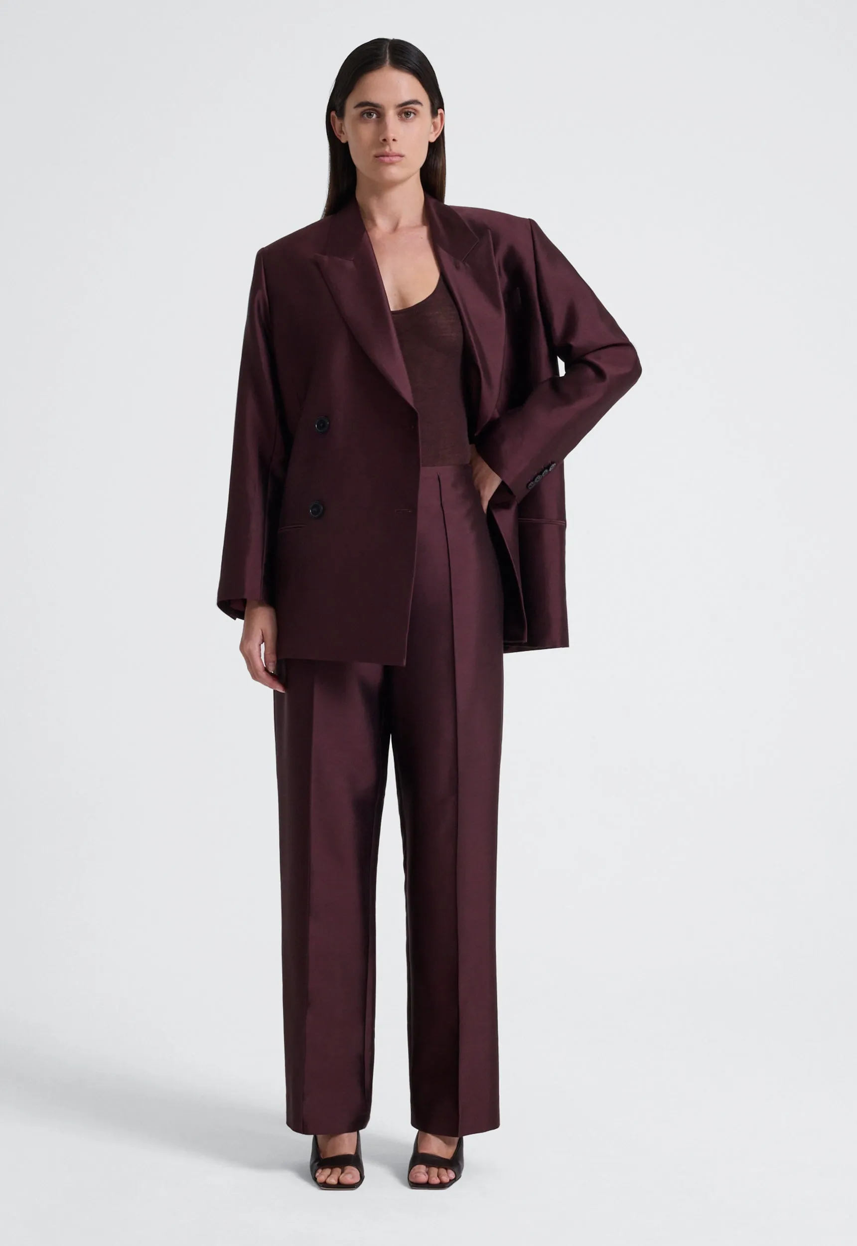 Roller Silk Wool Pant - Drew