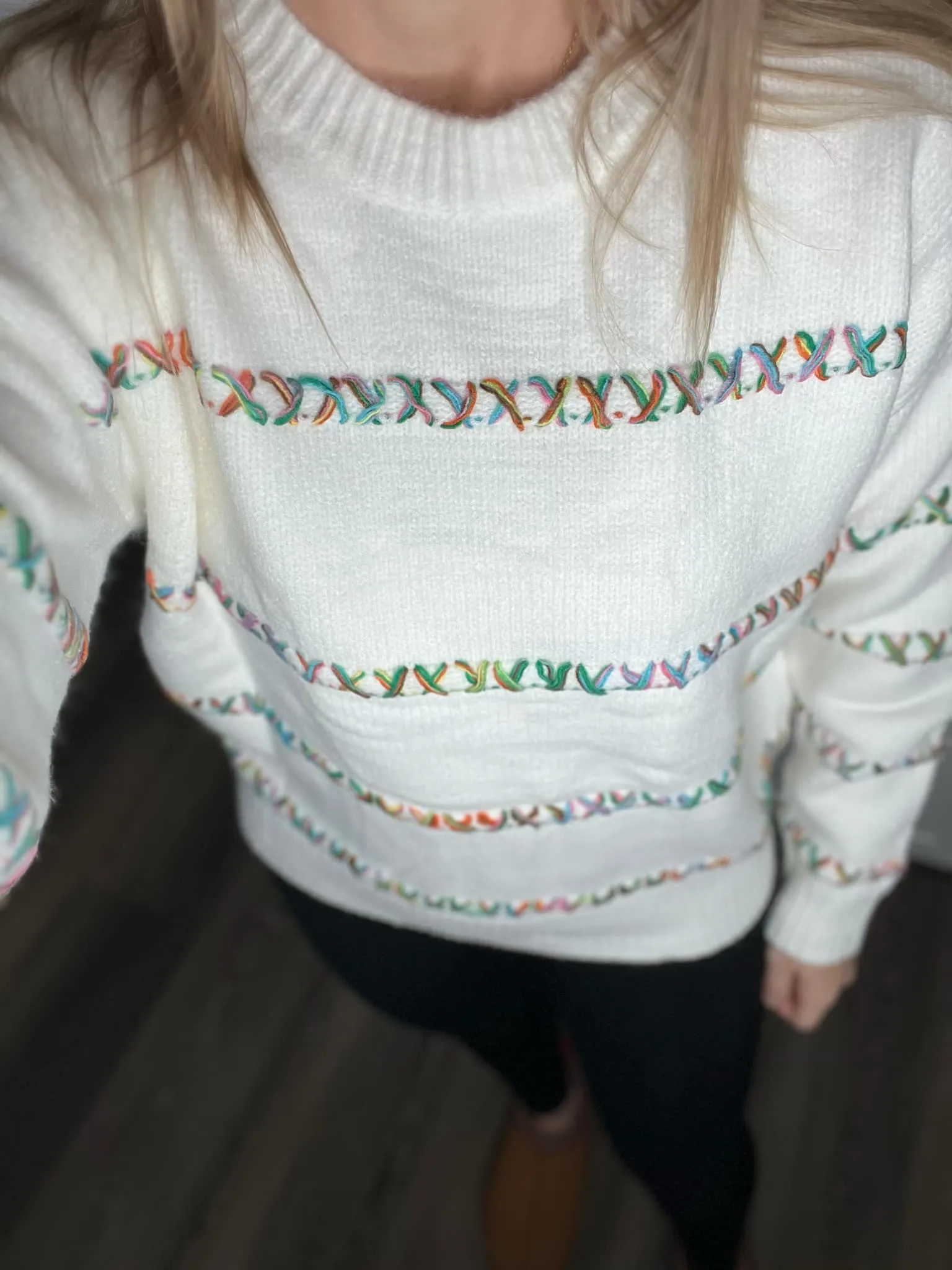 RTS: X Rainbow Sweater-