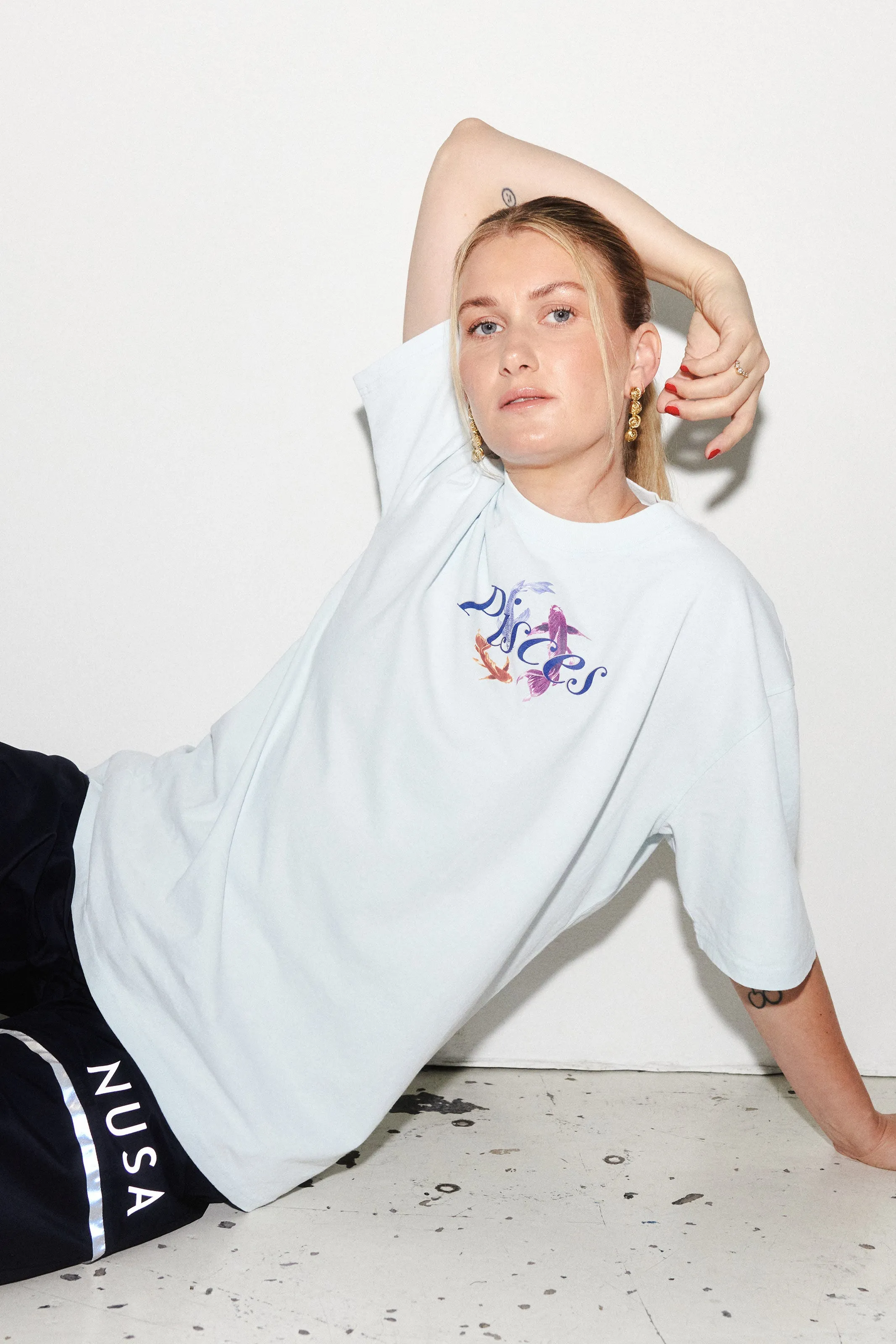 SKATE1 TEE PISCES