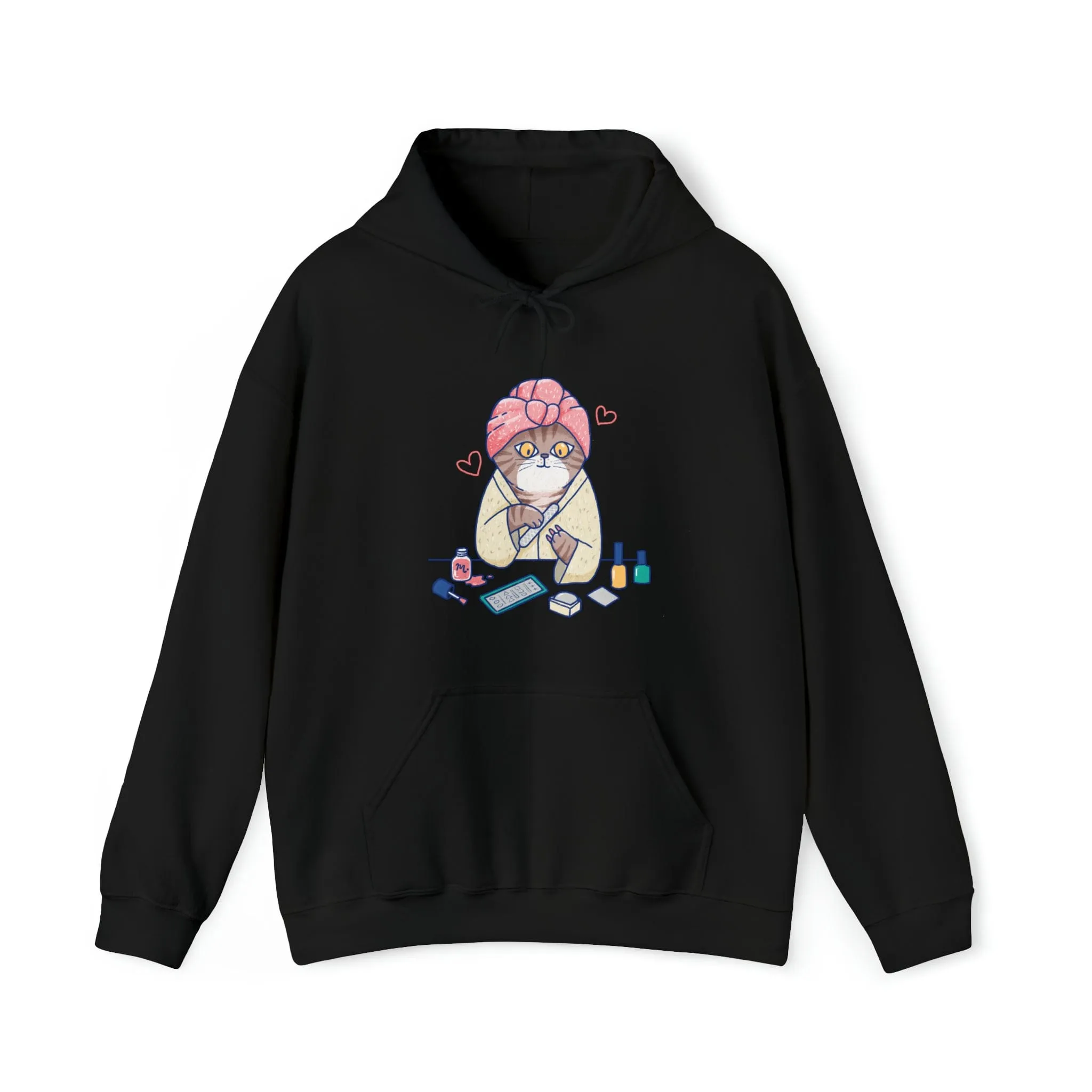 Spa Kitty - Heavy Blend Hoodie Sweatshirt