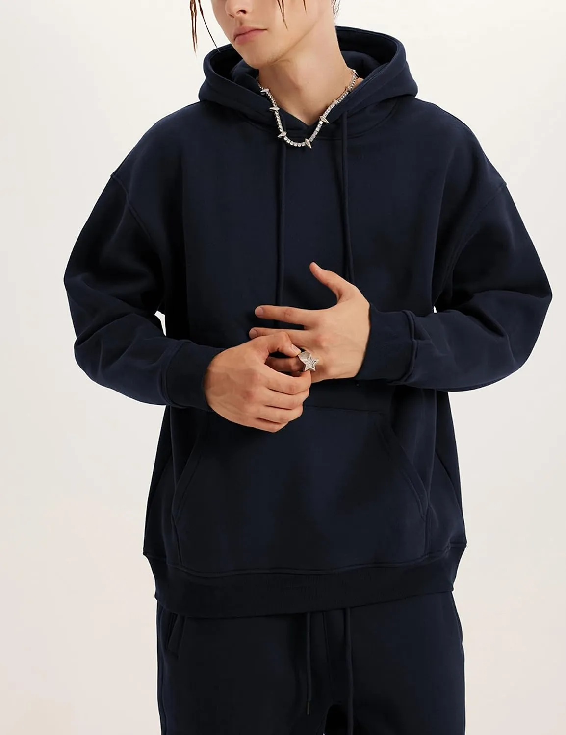 Tanming Mens Tracksuits 2 Piece Sweatsuit Sets Fleece Long Sleeve Hoodies Jogger Pants Athletic Jogging Outfits
