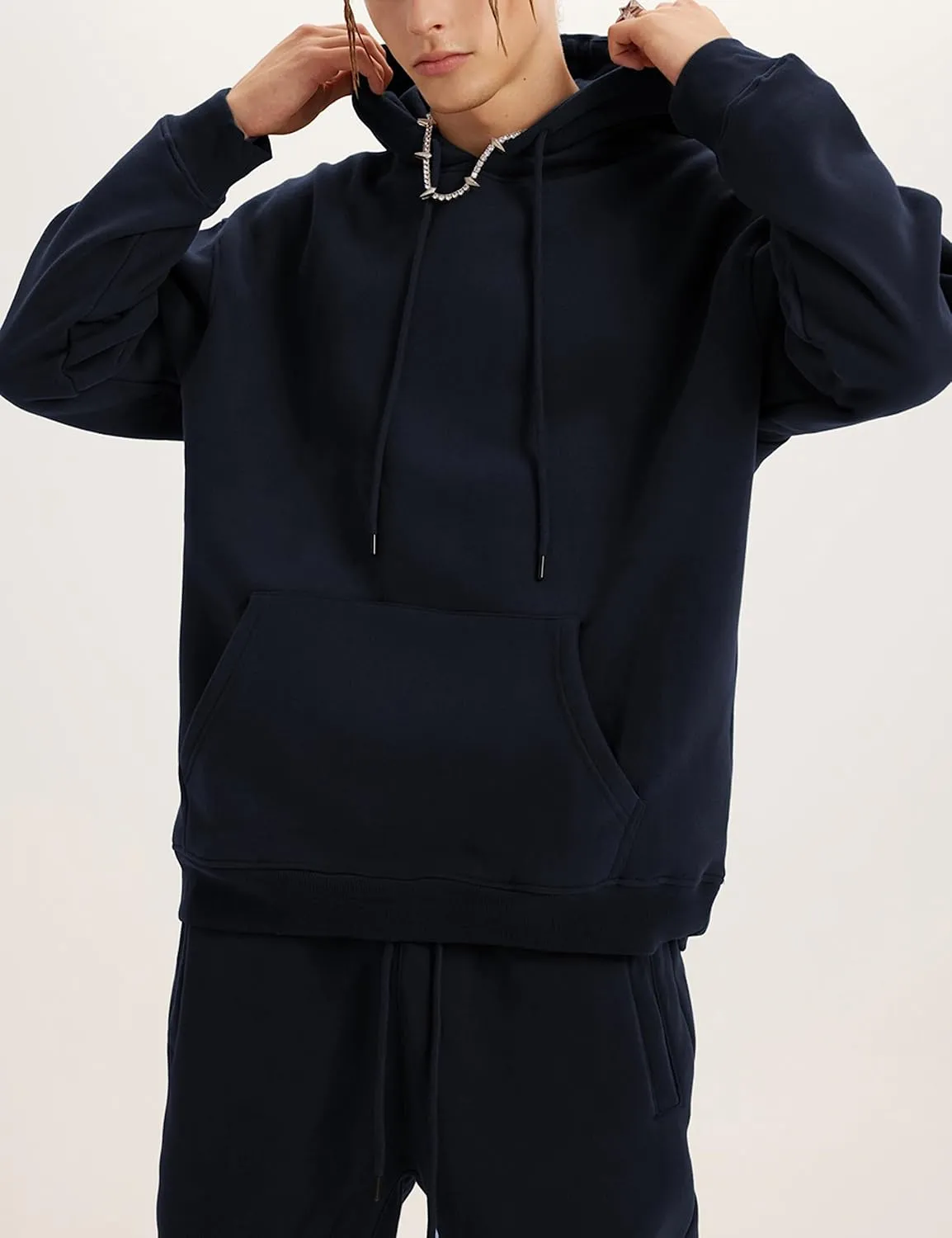 Tanming Mens Tracksuits 2 Piece Sweatsuit Sets Fleece Long Sleeve Hoodies Jogger Pants Athletic Jogging Outfits
