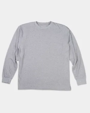 UNIVERSITY GREY LONG SLEEVE T-SHIRT