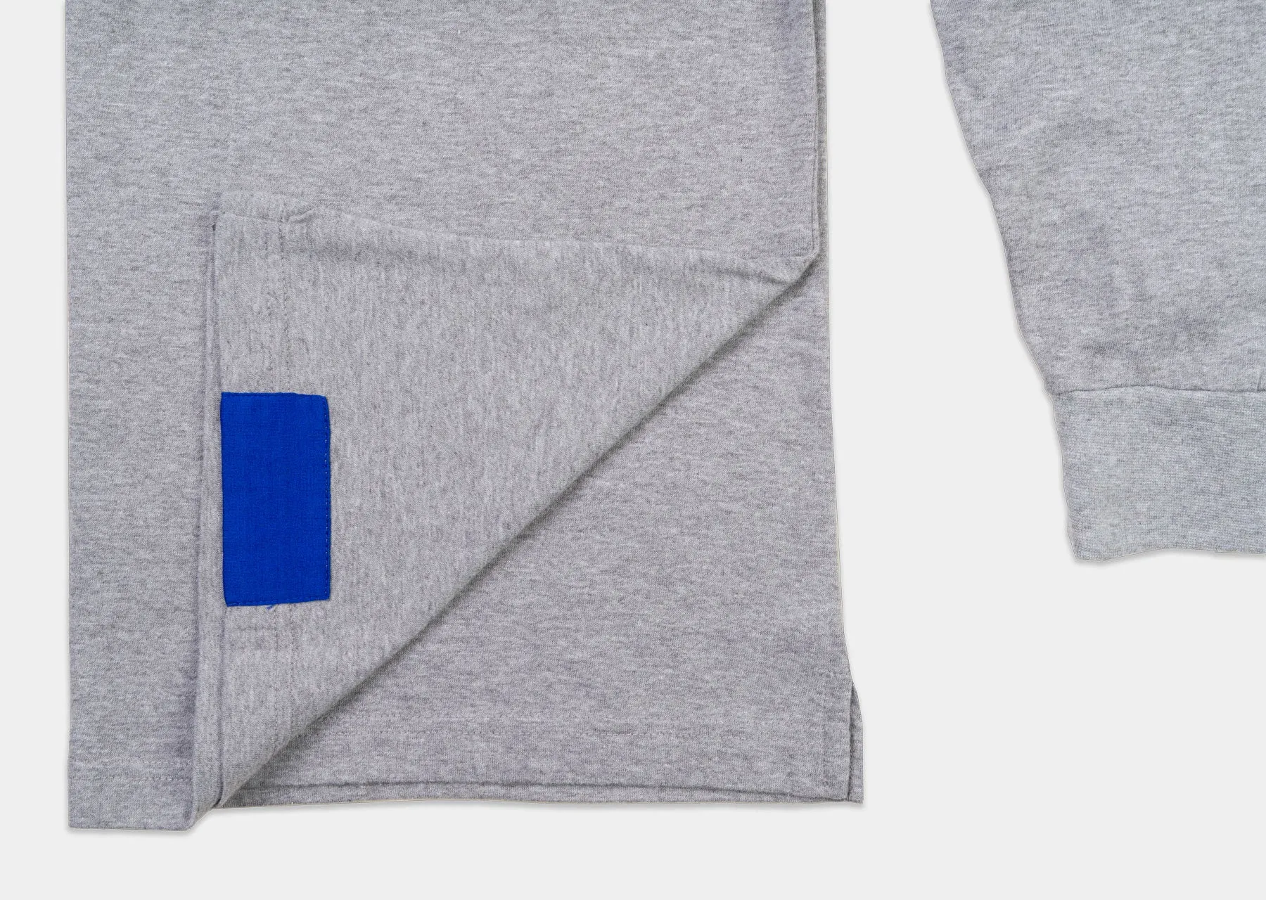 UNIVERSITY GREY LONG SLEEVE T-SHIRT