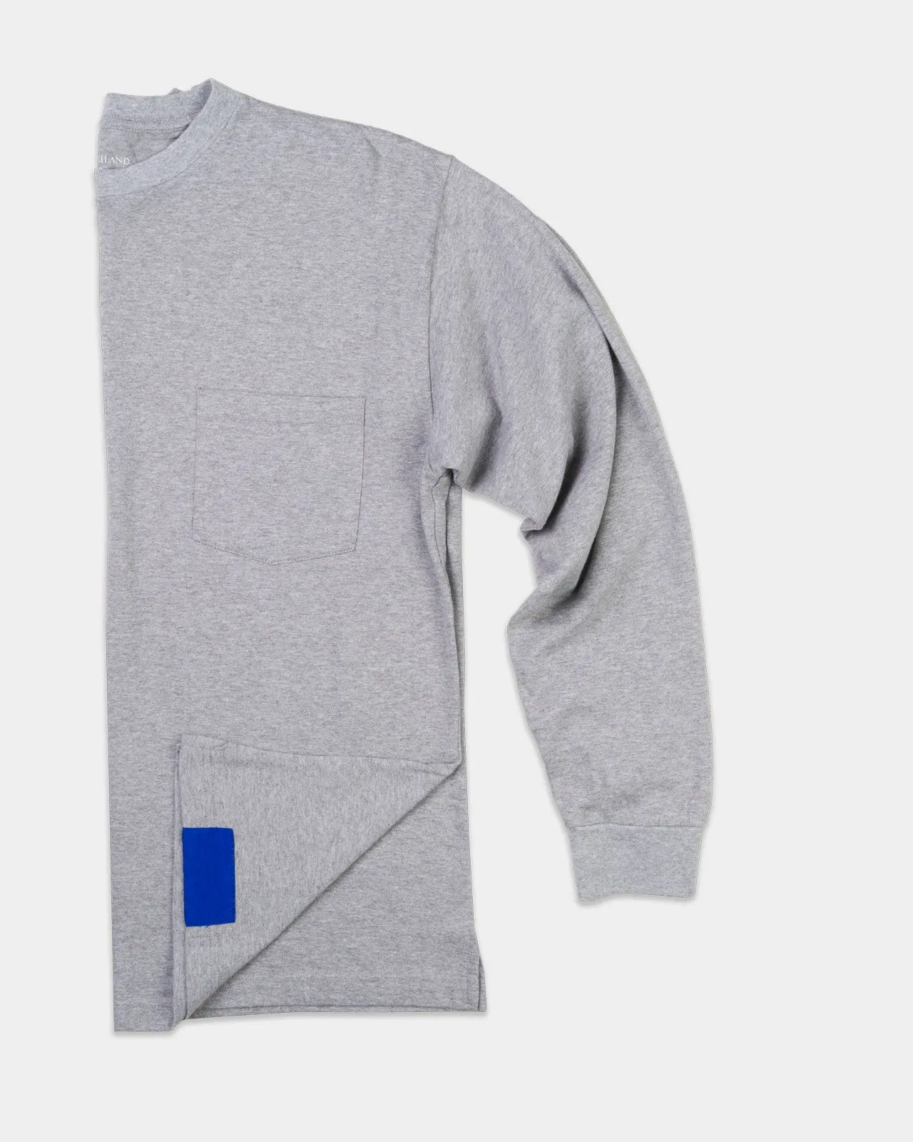 UNIVERSITY GREY LONG SLEEVE T-SHIRT