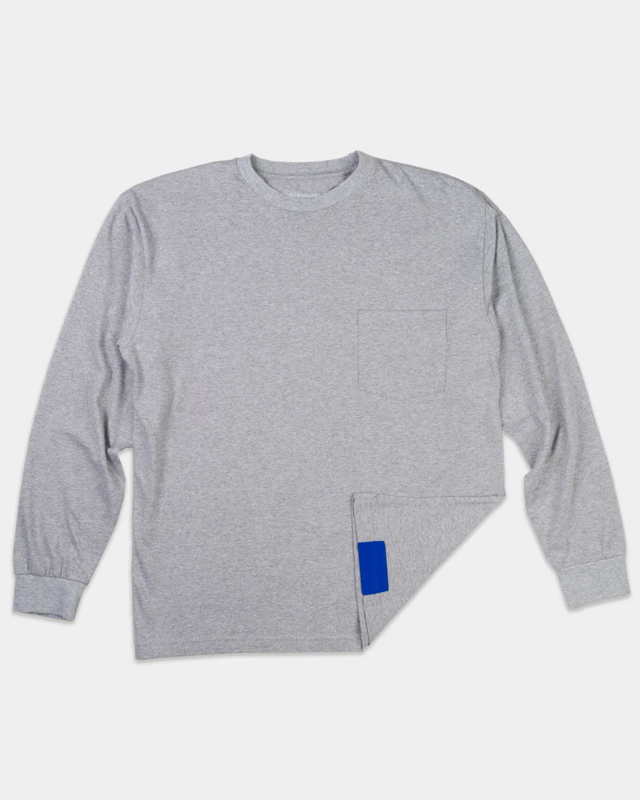 UNIVERSITY GREY LONG SLEEVE T-SHIRT