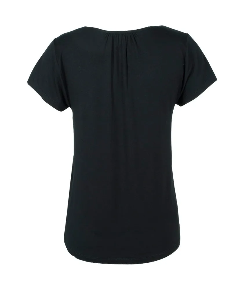 V-Shirt Rückenraffung