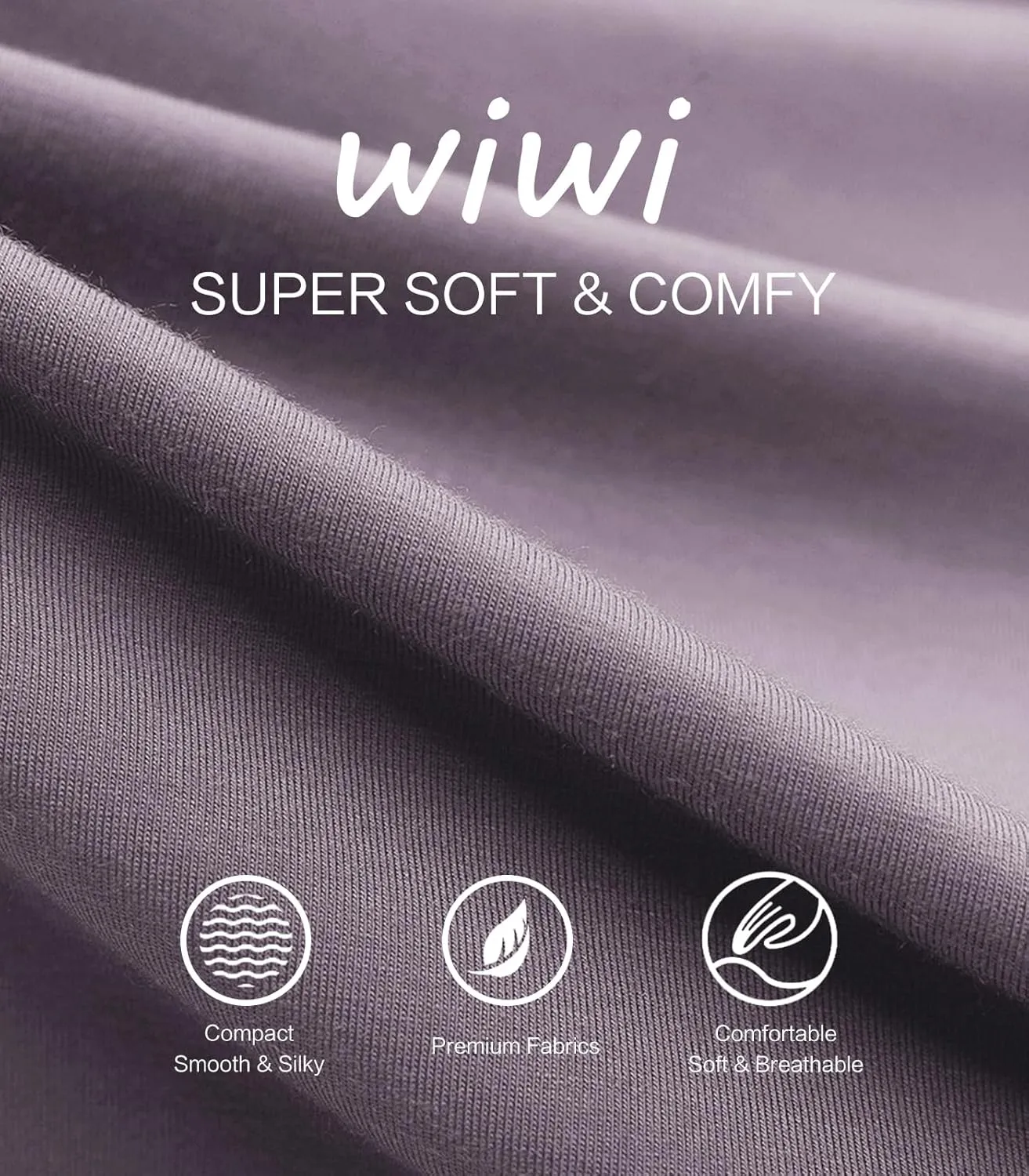 WiWi Women's Wide Leg Pajama Pants Casual Sleep Bottoms Palazzo Yoga Sweatpants Pant with Pockets Viscose from Bamboo S-XXL